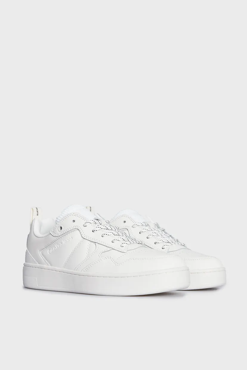 Жіночі білі шкіряні снікерcи BASKET CUPSOLE LACEUP HIKING WN 3