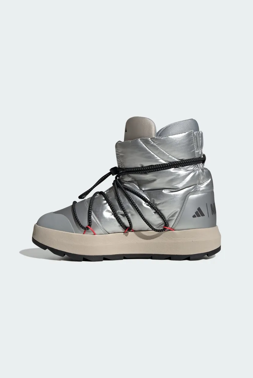 Сріблясті місяцеходи adidas x MOON BOOT ACE MID 6
