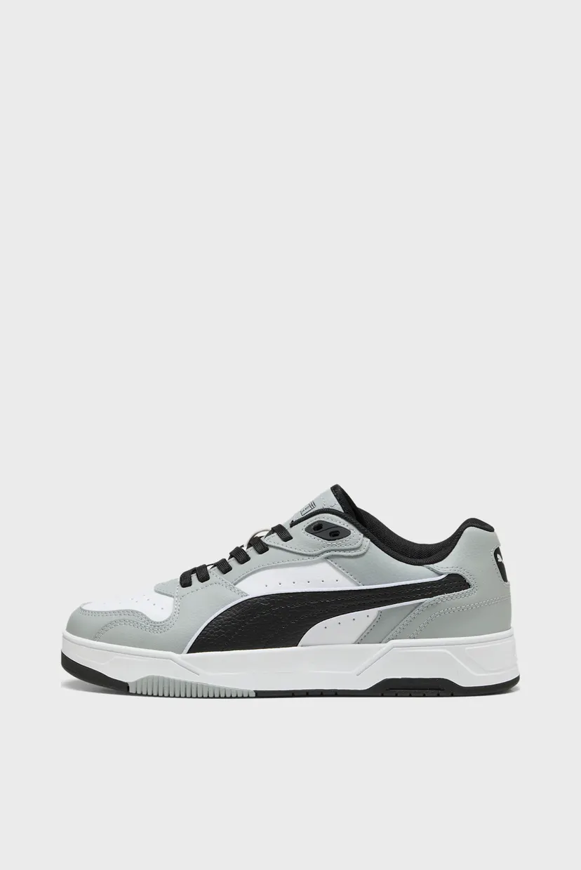 Серые кожаные сникерсы RBD Break Sneakers Unisex 3