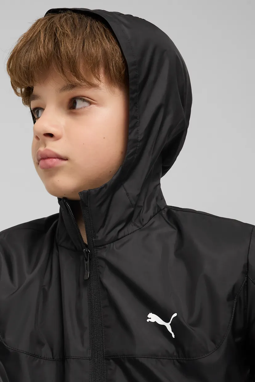 Дитяча чорна вітровка Essentials Regular Windbreaker Youth 6
