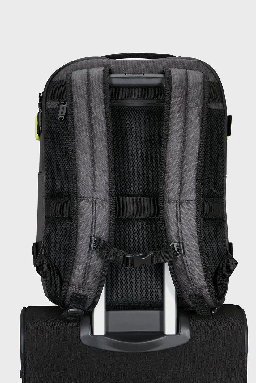 Чорний рюкзак URBAN TRACK BLACK/LIME 6