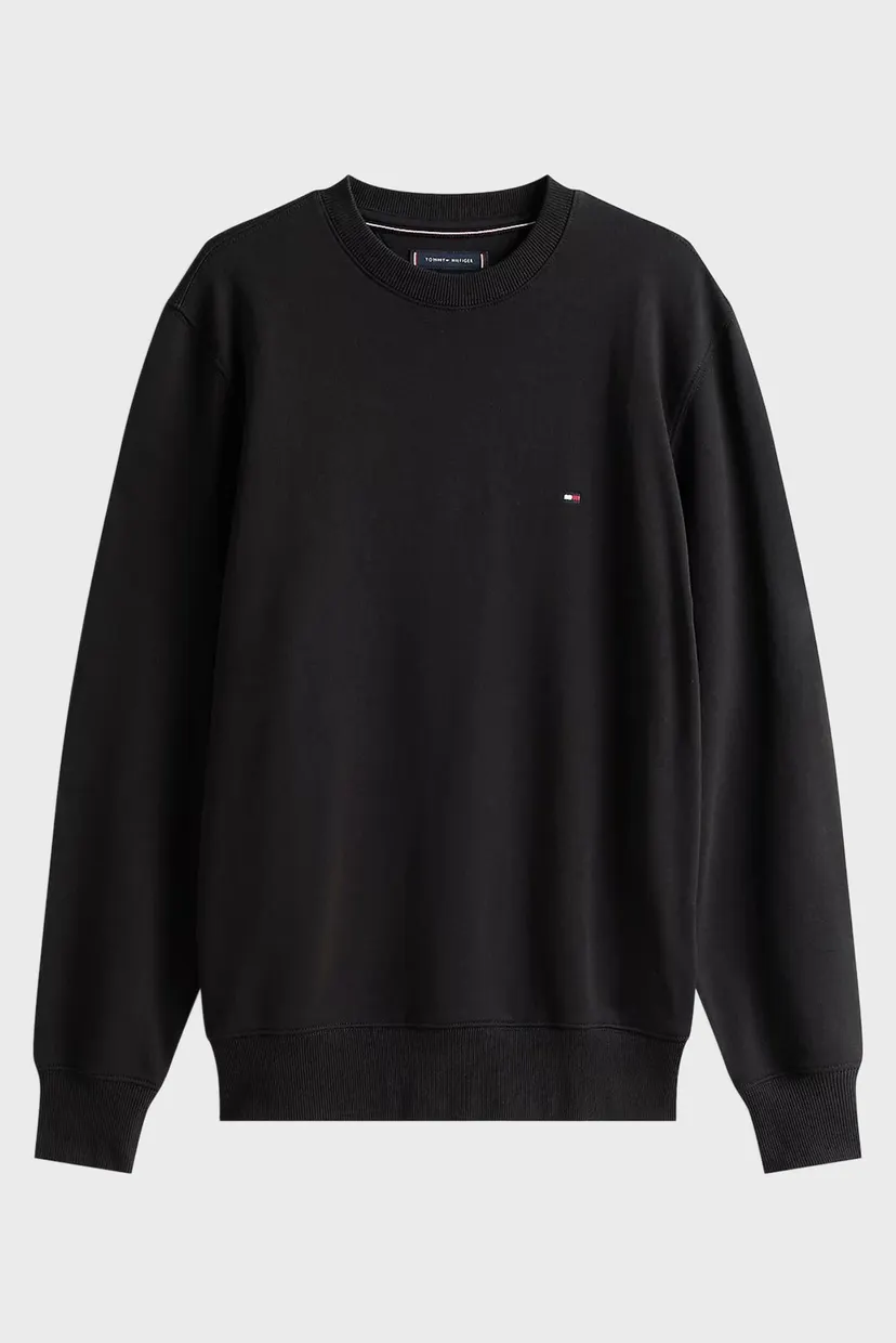 Мужской черный свитшот ESSENTIAL TERRY CREWNECK 5