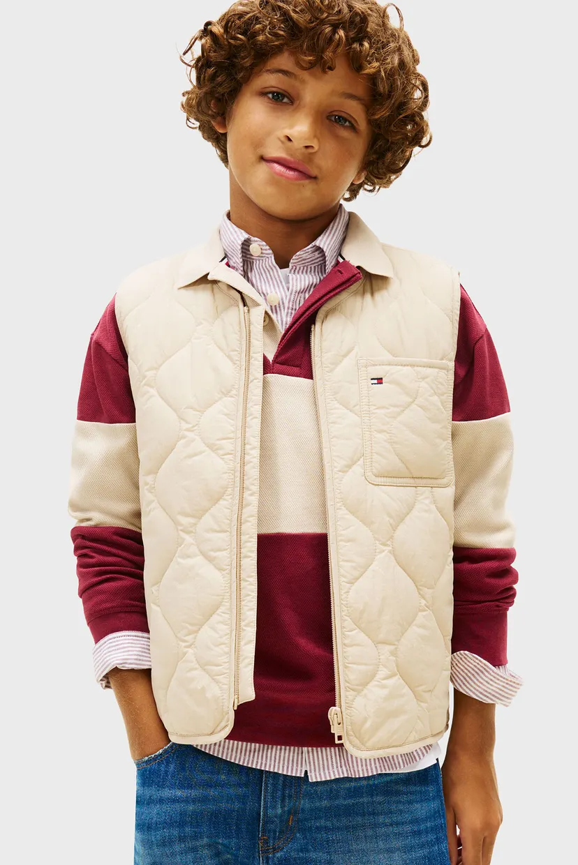 Дитячий білий жилет QUILTED LIGHTWEIGHT 3