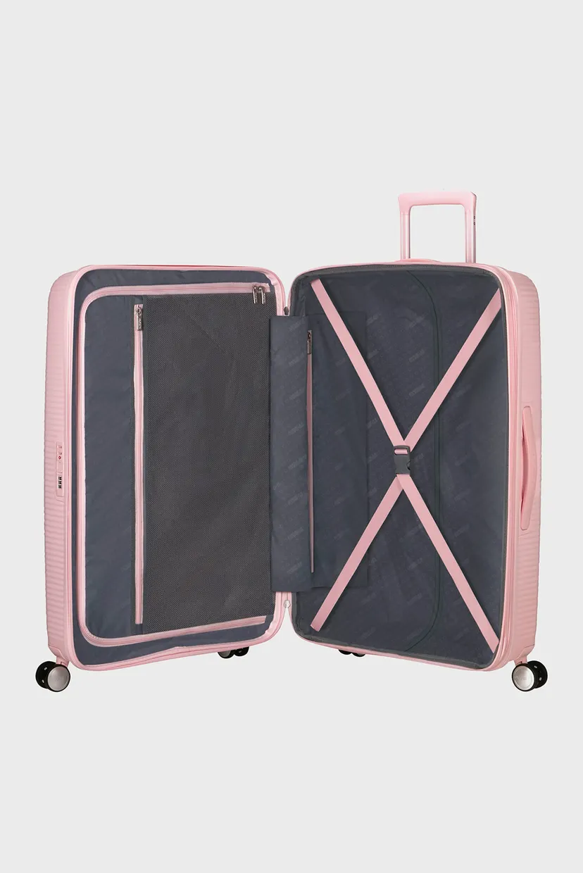 Розовый чемодан 77 см SOUNDBOX PASTEL PINK 6