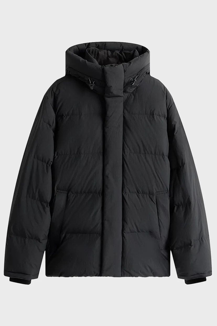 Мужской черный пуховик PUFFER 5