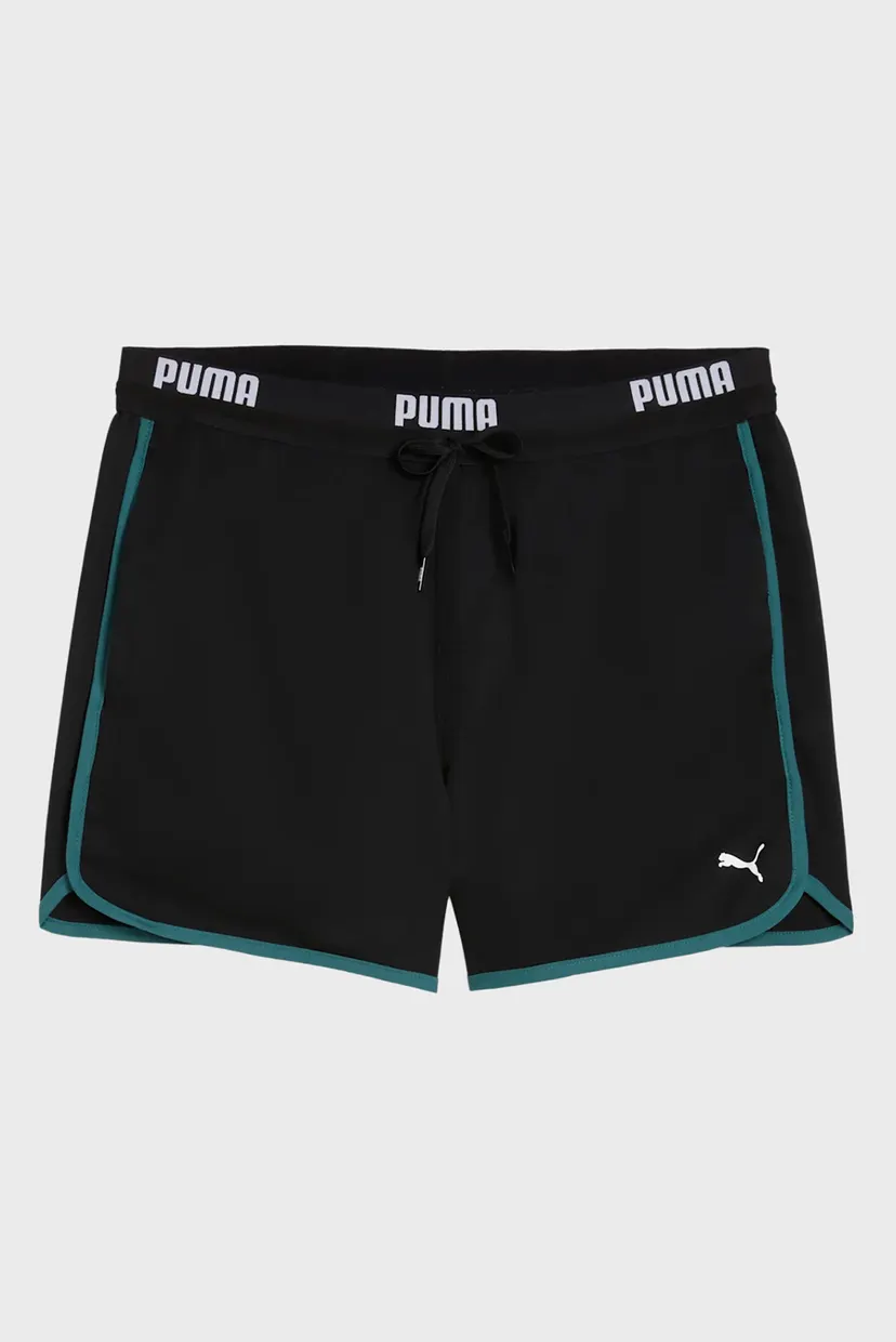 Чоловічі чорні плавальні шорти PUMA Men's Swim Short 4