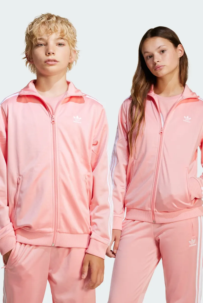 Детская розовая спортивная кофта Adicolor Firebird Kids adidas