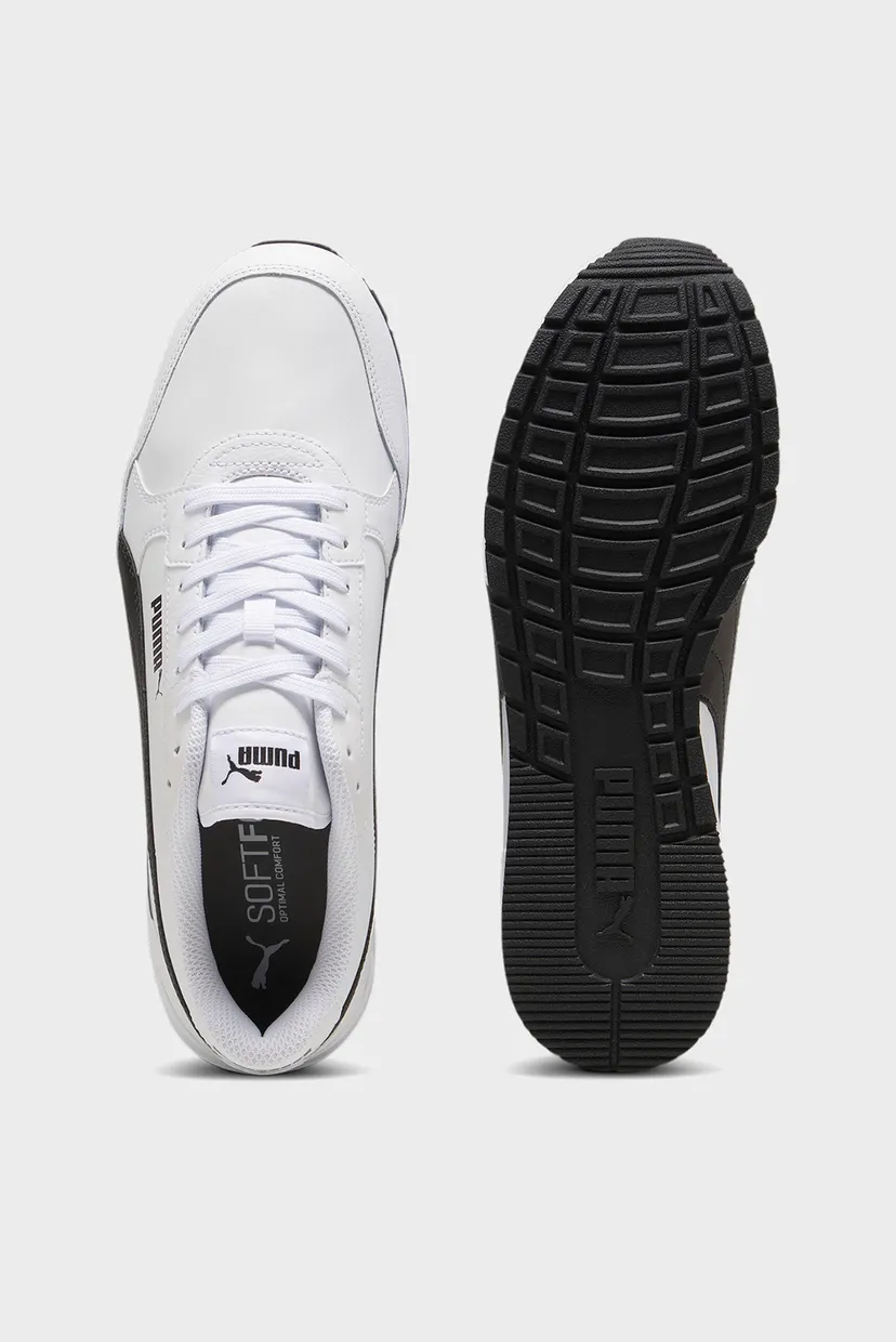 Белые кожаные кроссовки ST Runner v4 Leather Sneakers Unisex 5
