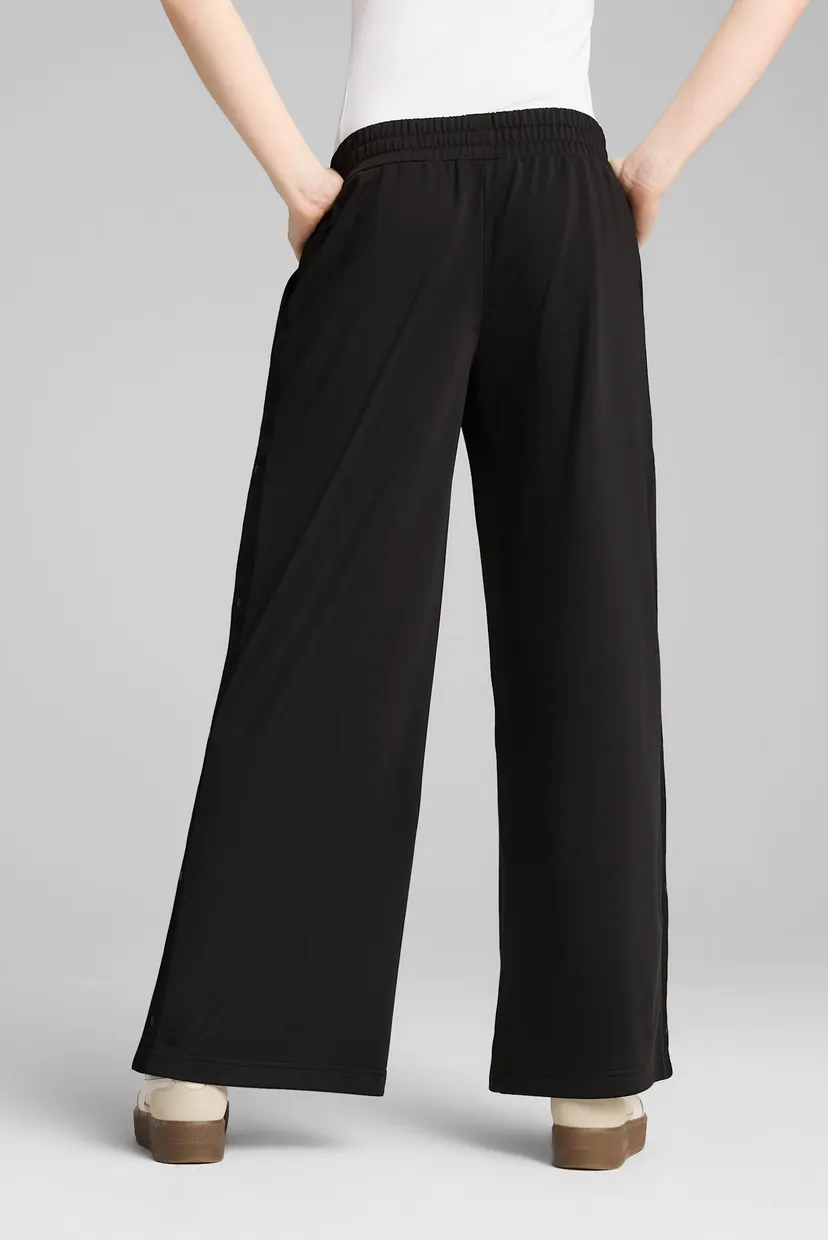 Жіночі чорні спортивні штани WARDROBE ESS Low Rise Popper Pants Women 3