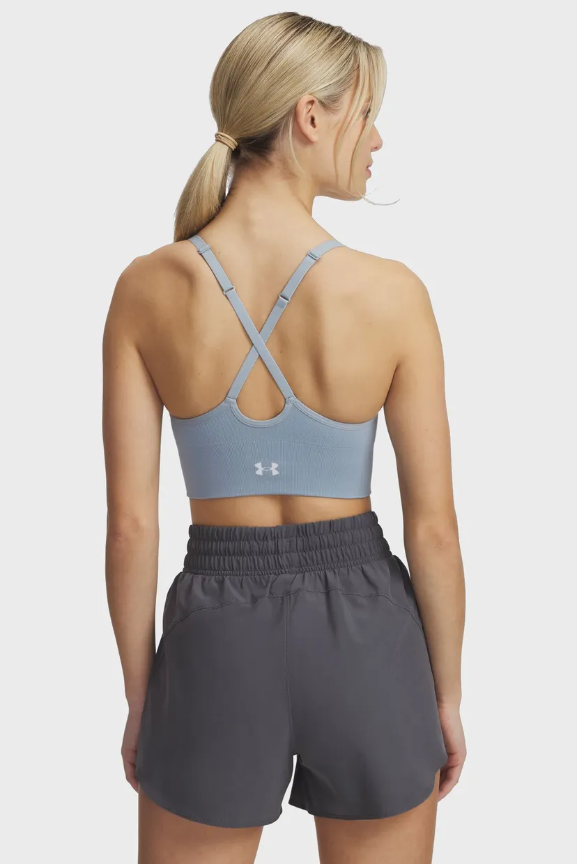 Женский голубой топ Vanish Seamless Low Bra 5