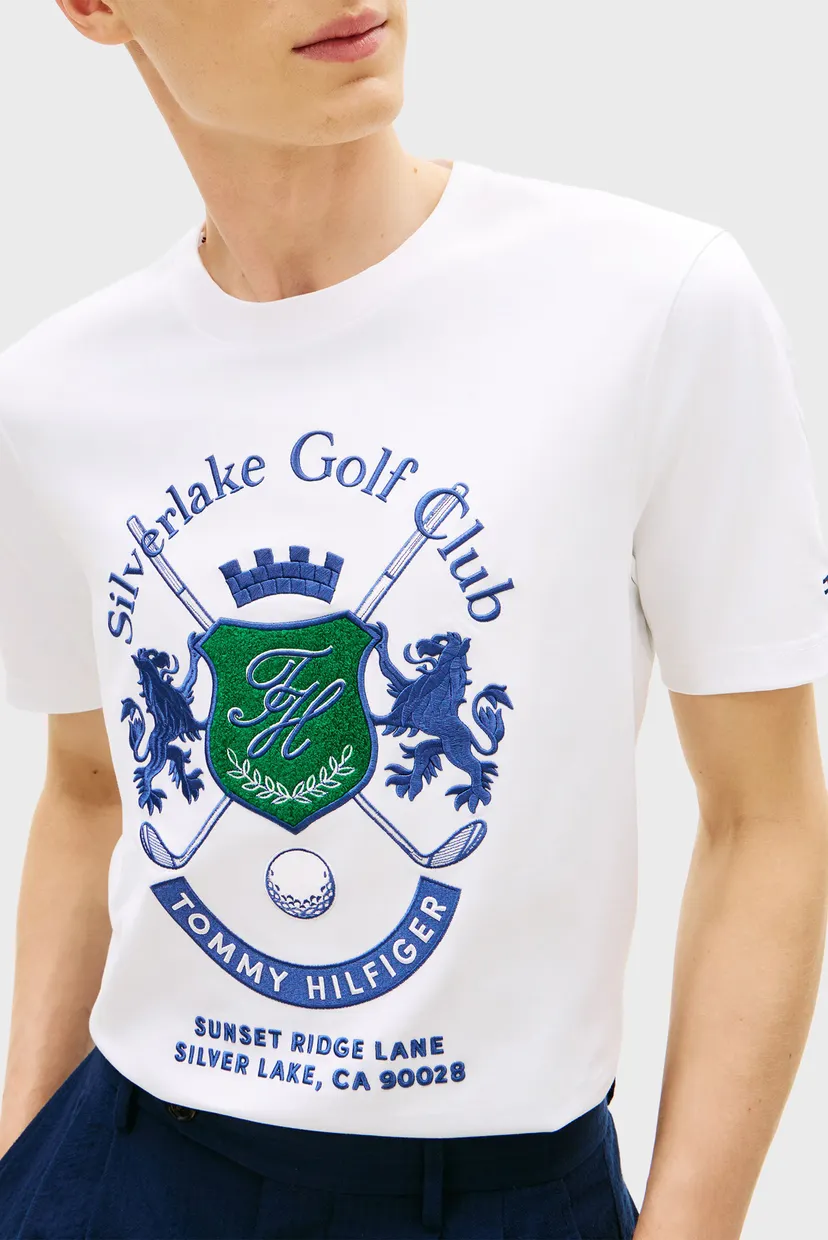 Чоловіча біла футболка COUNTRY CLUB 4