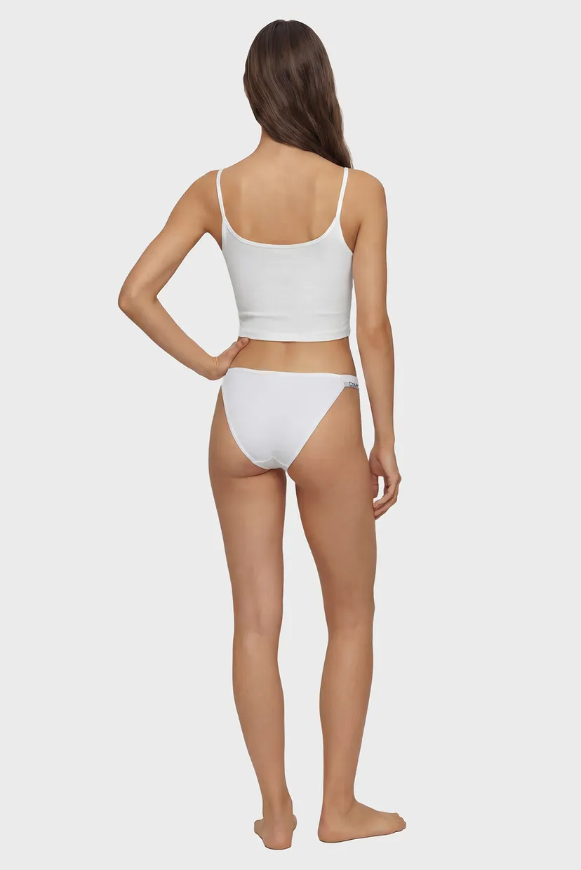 Женские белые трусики STRING BIKINI 3