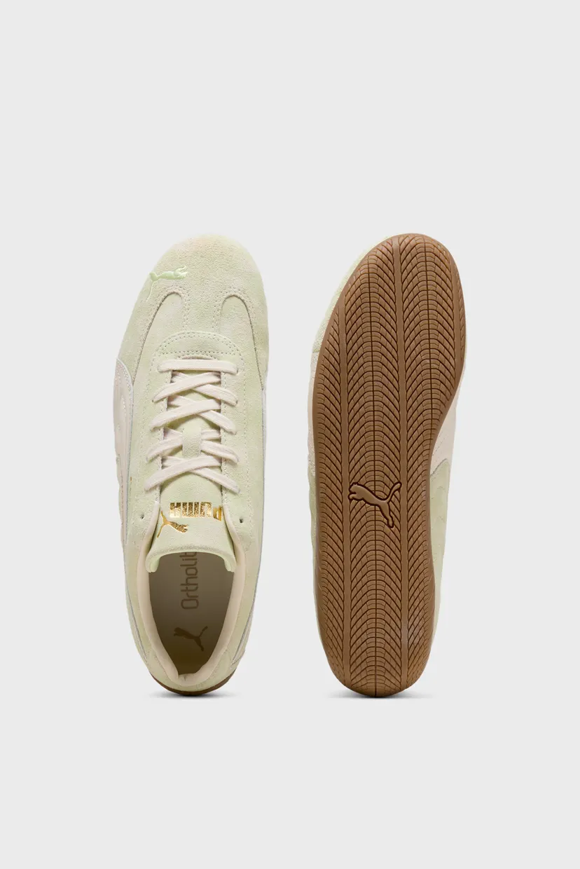 Зеленые кожаные кроссовки Speedcat Faded Sneakers Unisex 5