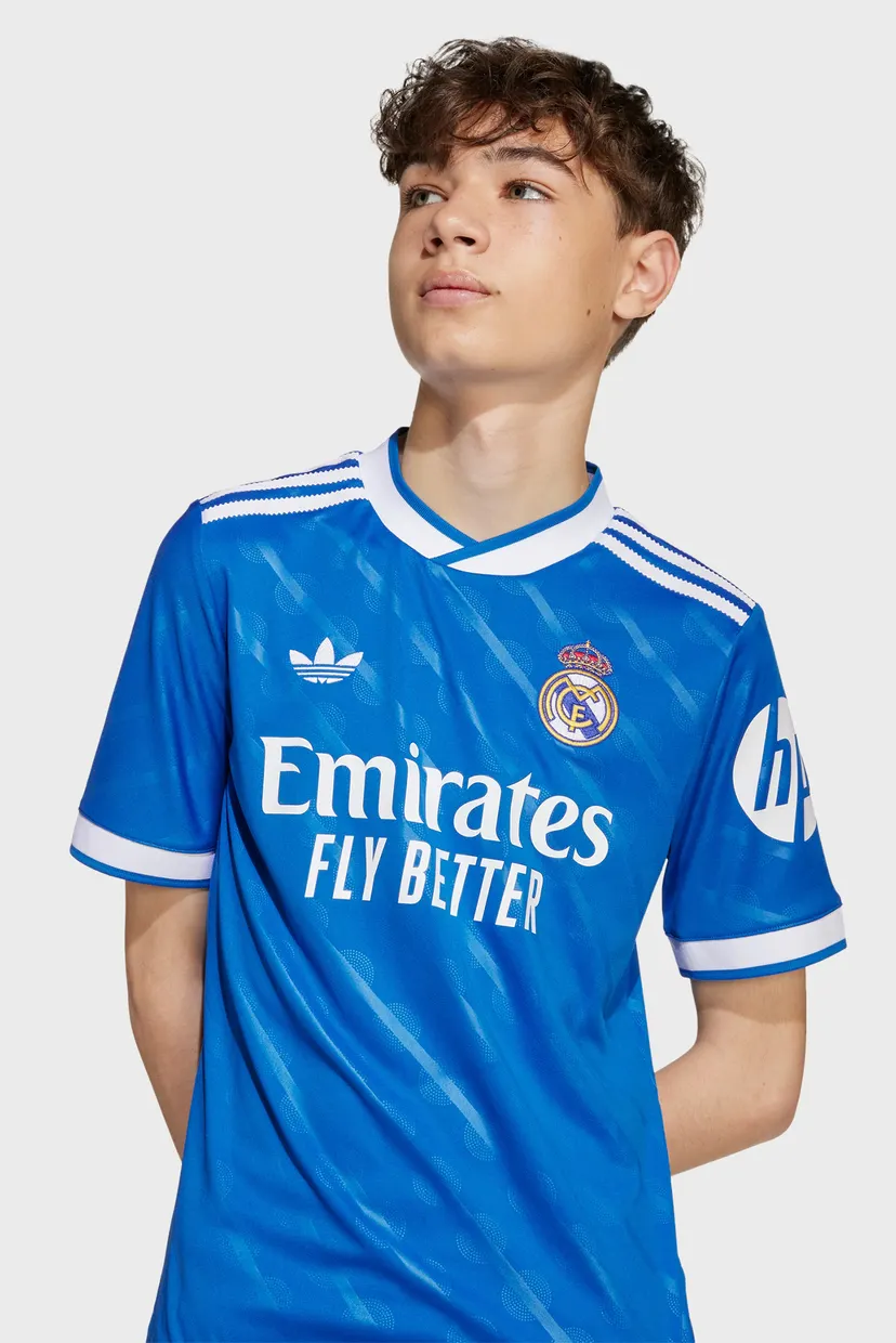 Дитяча синя футболка з візерунком Real Madrid 25/26 Third Kids 5