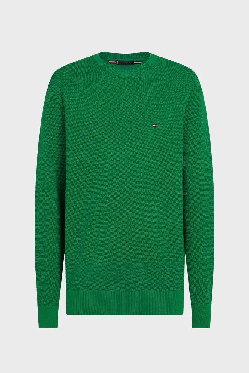 Чоловічий зелений джемпер ESSENTIAL STRUCTURE CREW NECK 6