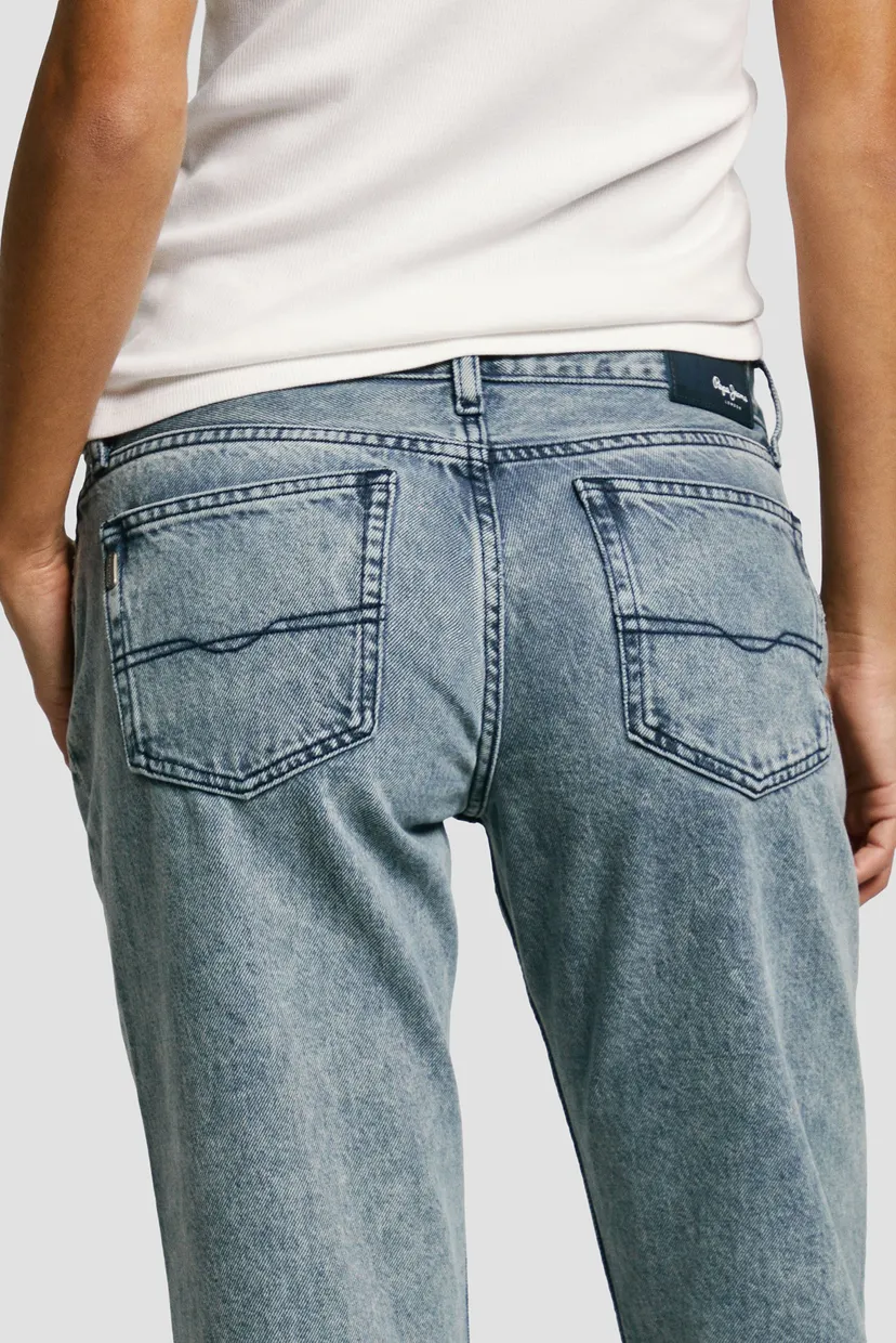 Жіночі блакитні джинси STRAIGHT JEANS LW INFUSED 5