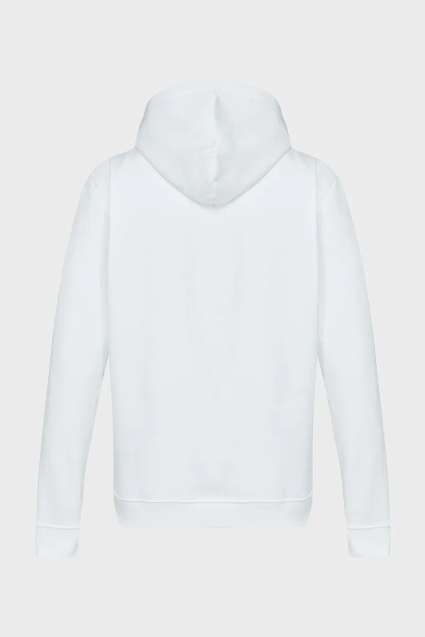 Чоловіче біле худі TJM REG LINEAR LOGO HOODIE EXT 7