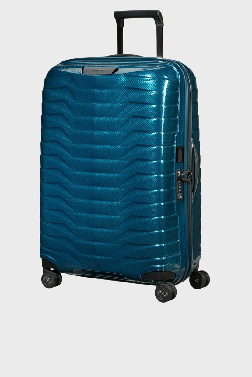 Синя валіза 69 см PROXIS PETROL BLUE 4