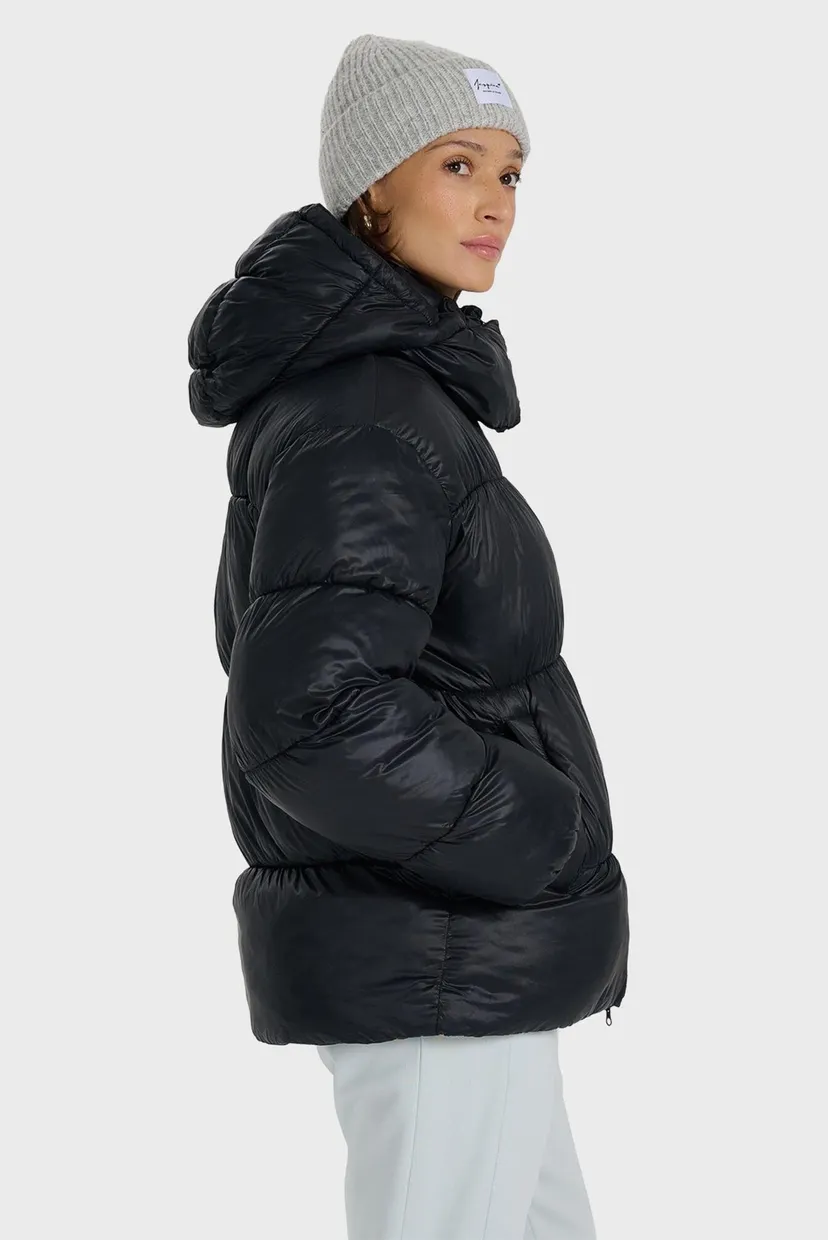 Жіночий чорний пуховик DOWN JACKET 3