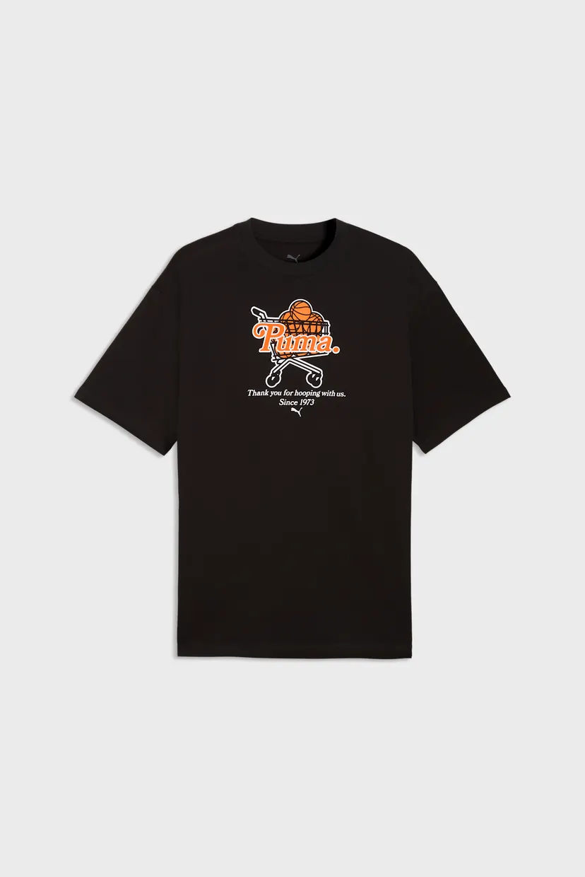 Чоловіча чорна футболка Junior Varsity I Relaxed Basketball Tee Men 4