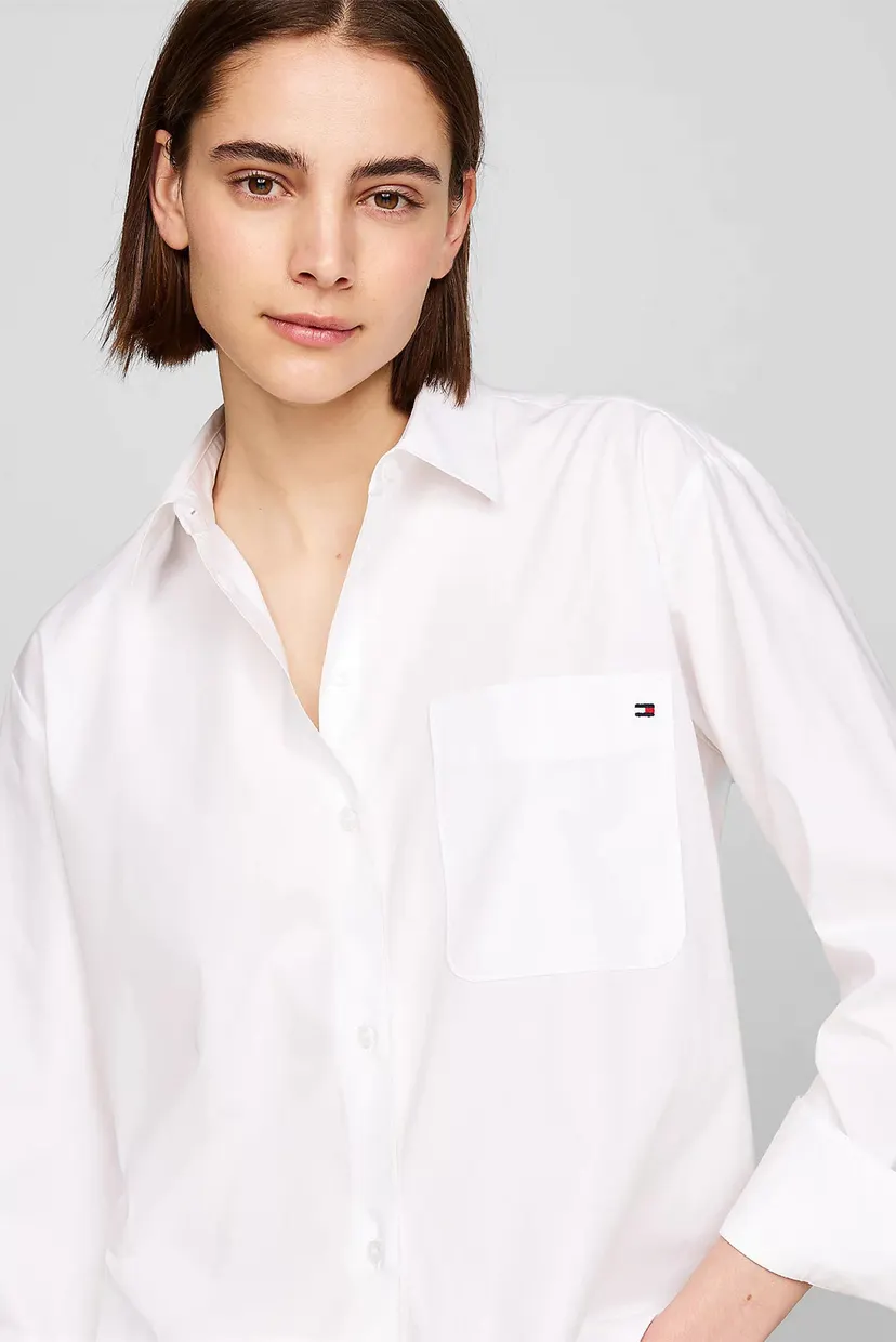 Жіноча біла сорочка ESSENTIAL COTTON EASY FIT 4
