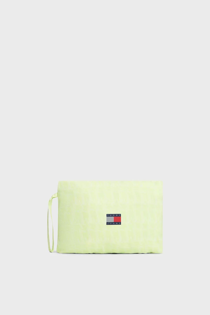 Мужская салатовая ветровка с узором PACKABLE 6