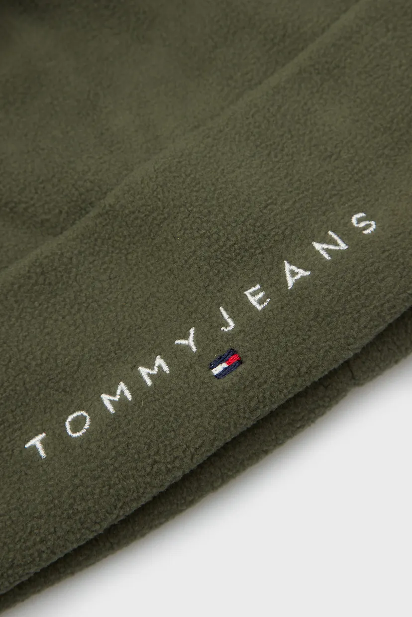 Чоловіча оливкова шапка TJM LINEAR LOGO FLEECE BEANIE 3