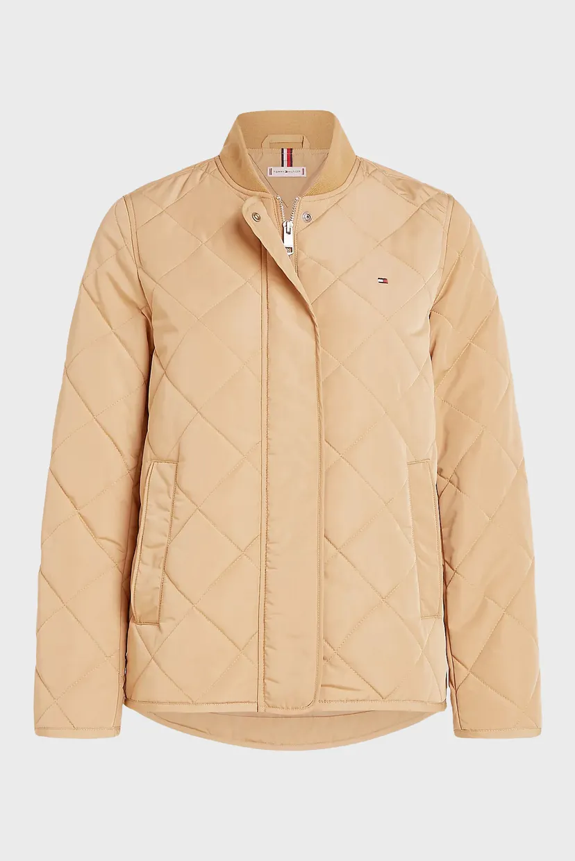 Жіночий бежевий бомбер LW QUILTED BOMBER JACKET 5