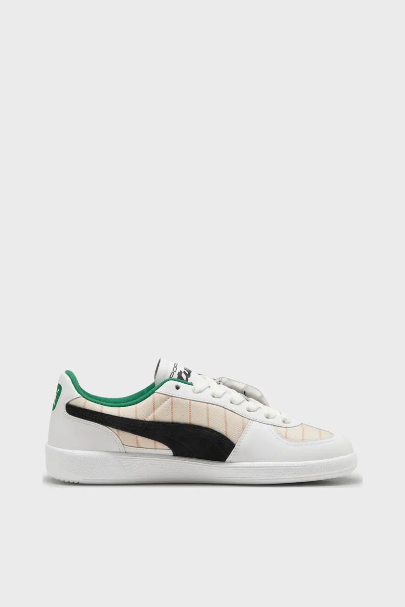 Белые сникерсы Porsche Legacy Palermo Pinstripe Sneakers PUMA