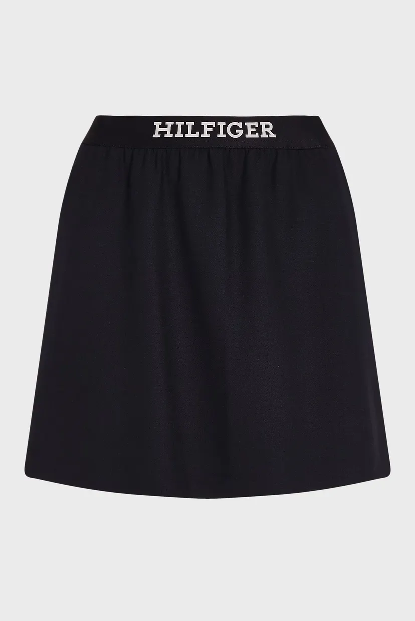 Женская темно-синяя юбка ELASTICATED SHORT 6