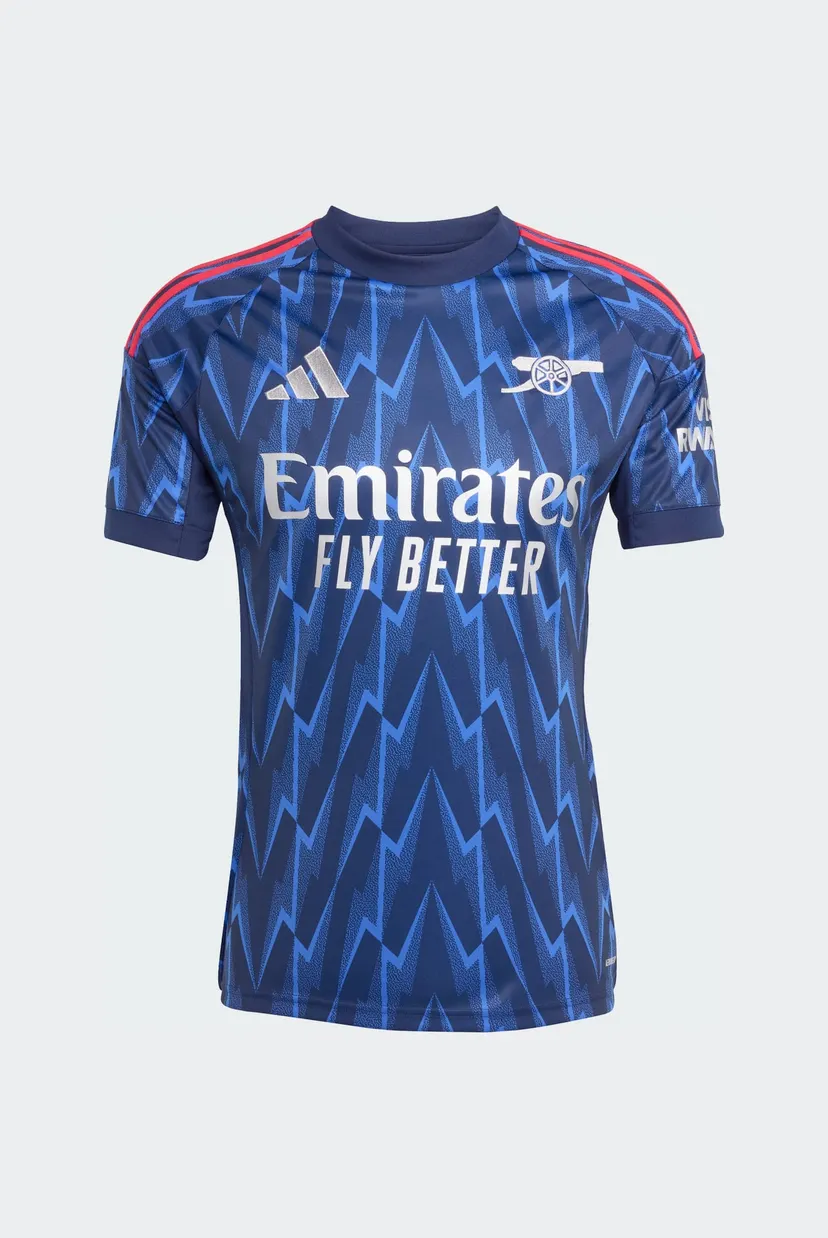 Мужская синяя футболка с узором Arsenal 25/26 Away 6
