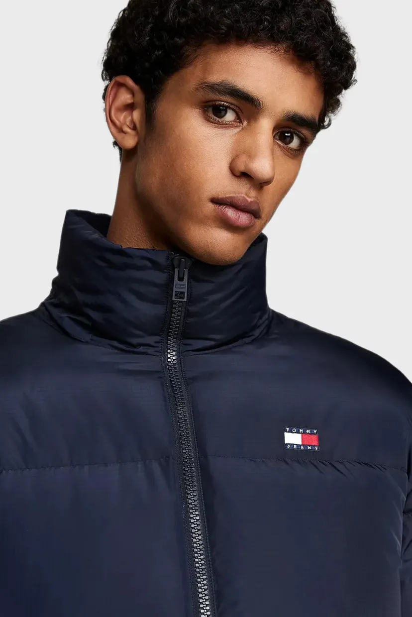 Чоловічий темно-синій пуховик TJM FLAG BACK ALASKA PUFFER EXT 4