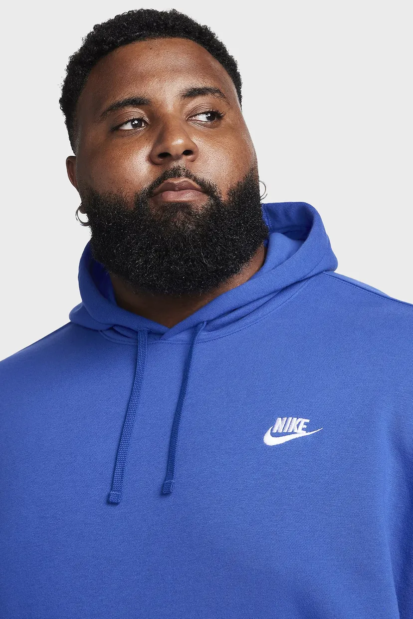 Чоловіче синє худі M NSW CLUB HOODIE PO BB 4