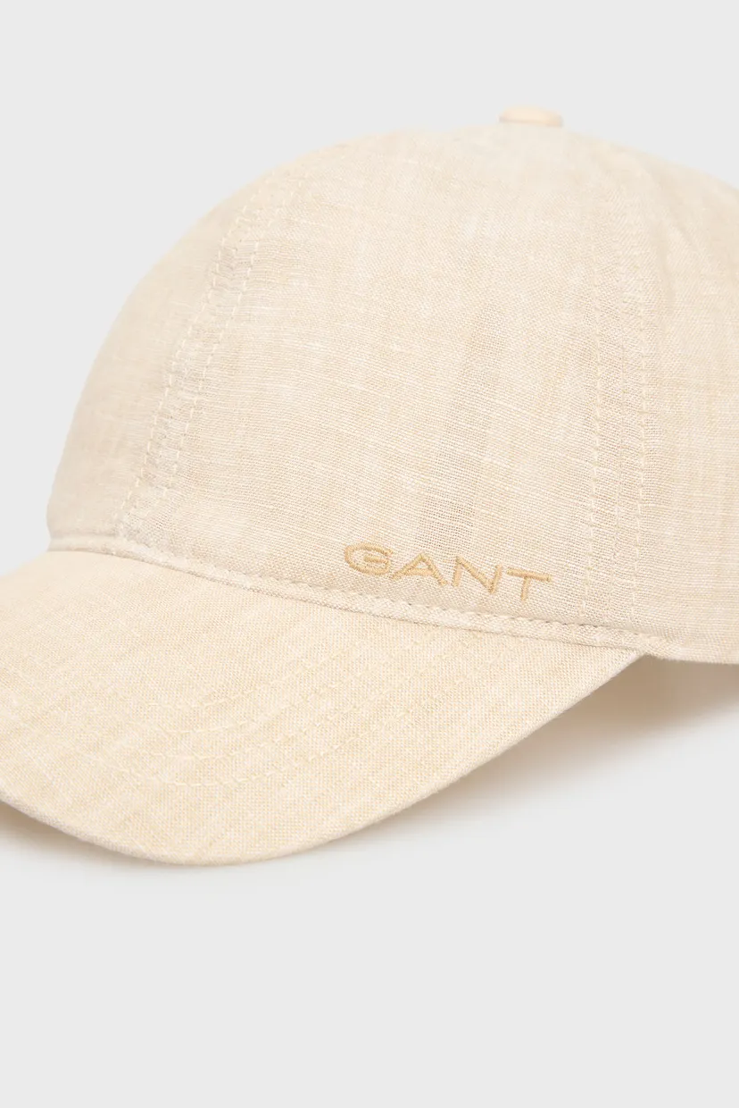 Мужская бежевая льняная кепка LINEN CAP 3