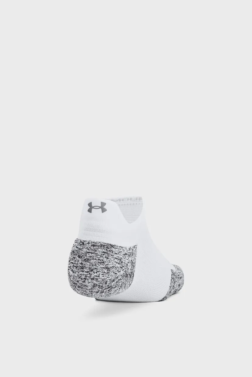 Білі шкарпетки (3 пари) UA AD Run Cushion 3pk NS 4