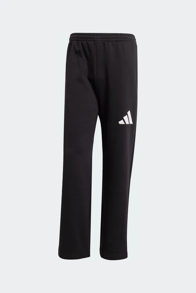 Мужские черные спортивные брюки Essentials Wide-Leg 3 Bar Logo 6