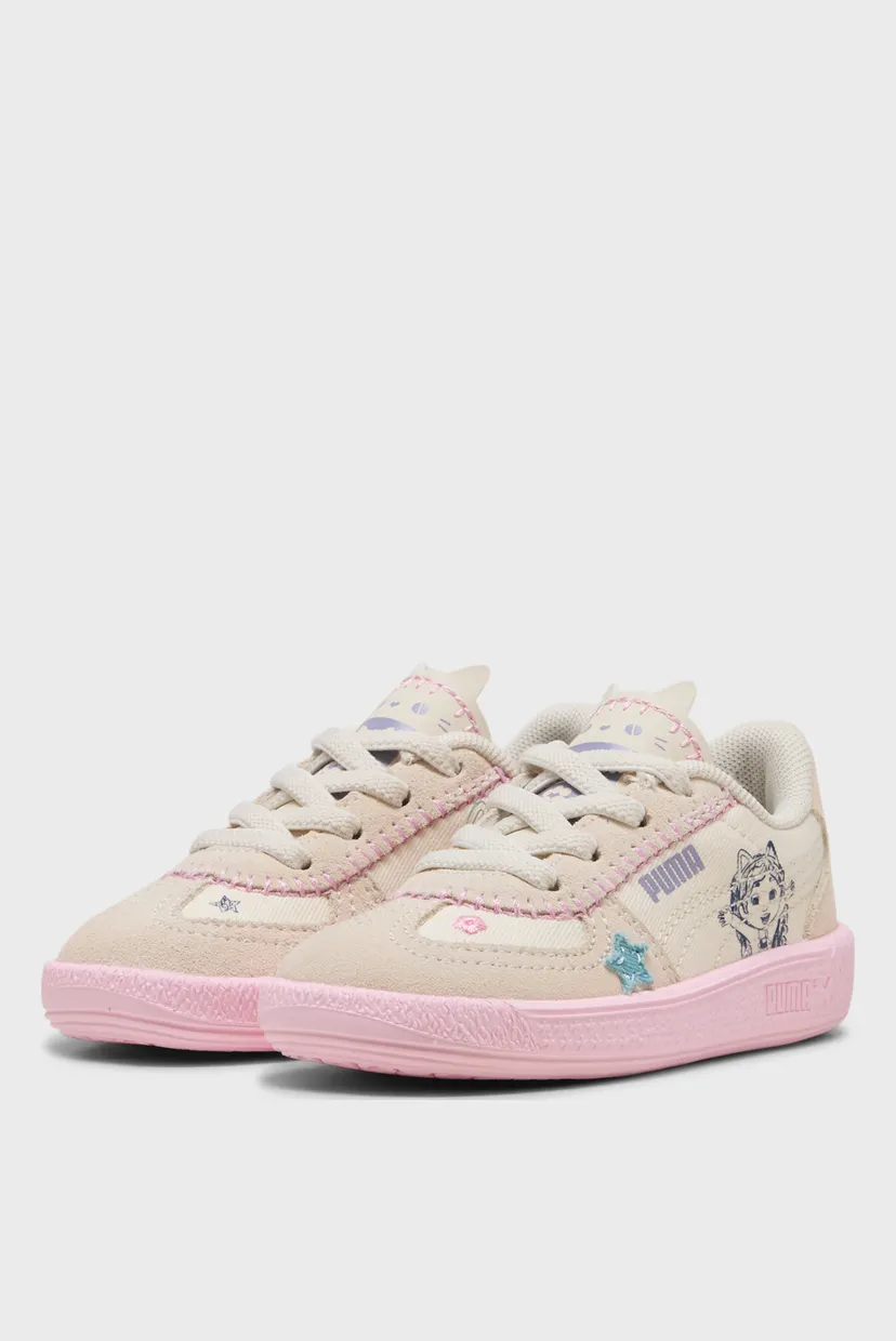 Детские бежевые сникерсы PUMA x GABBY'S DOLLHOUSE Palermo Sneakers Toddlers 3