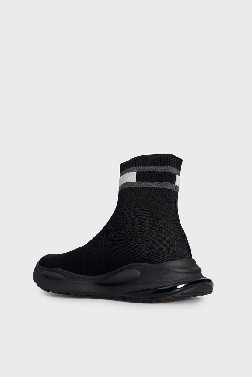 Чоловічі чорні кросівки TJM KNITTED MID CUT 3