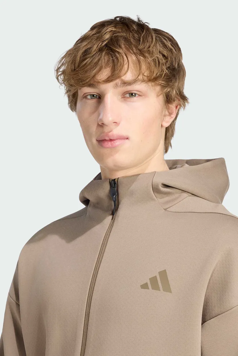 Мужское бежевое худи ADIDAS Z.N.E. FULL ZIP 4
