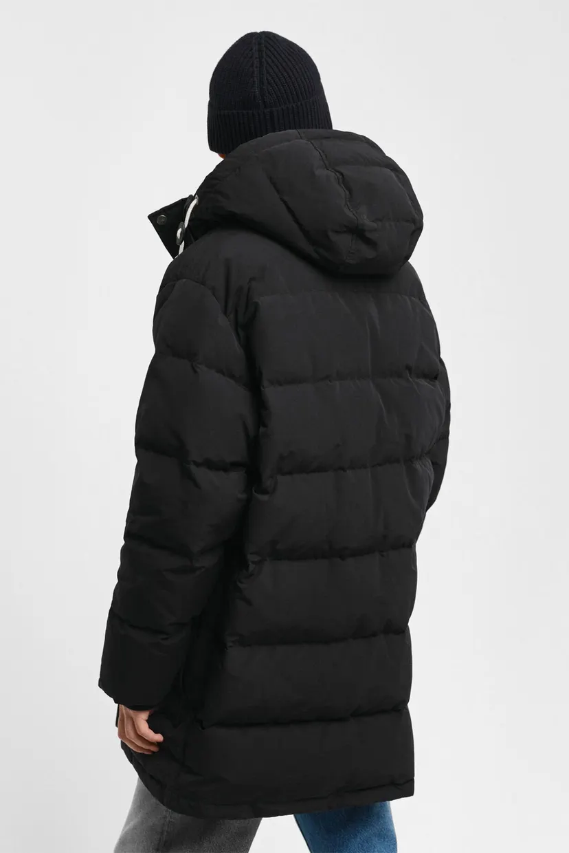 Чоловіча чорна пухова парка HEAVY DOWN MID LENGTH JACKET 3