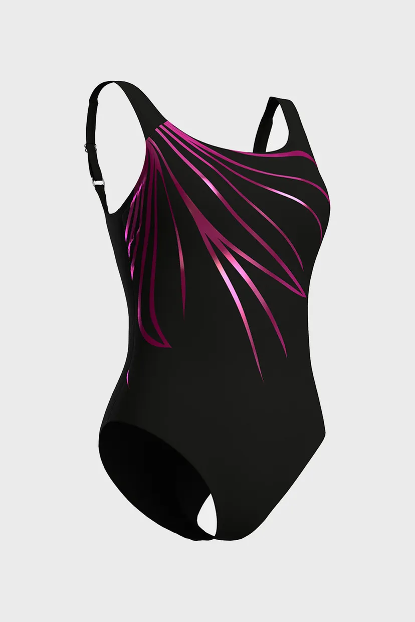 Жіночий чорний купальник SWIMSUIT LILI SQUARED BACK 8