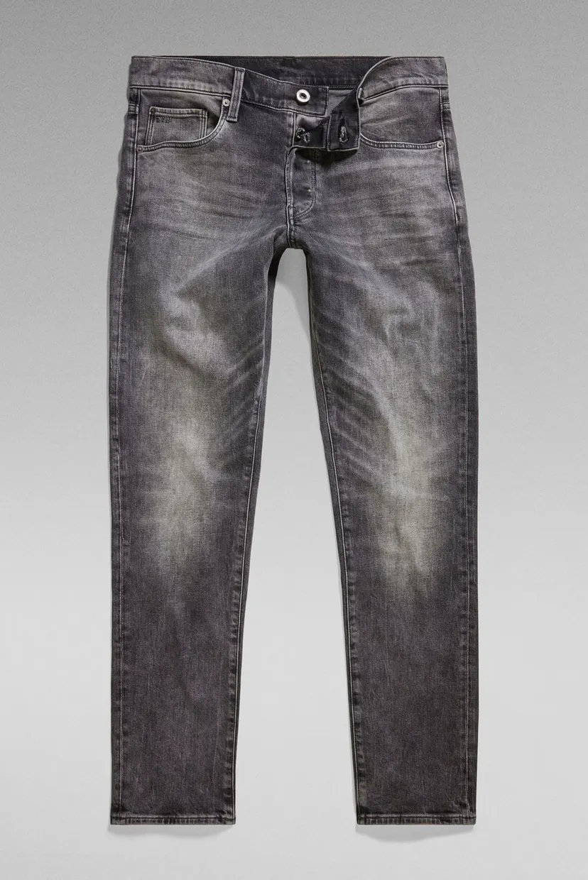 Чоловічі сірі джинси 3301 Straight Tapered 5
