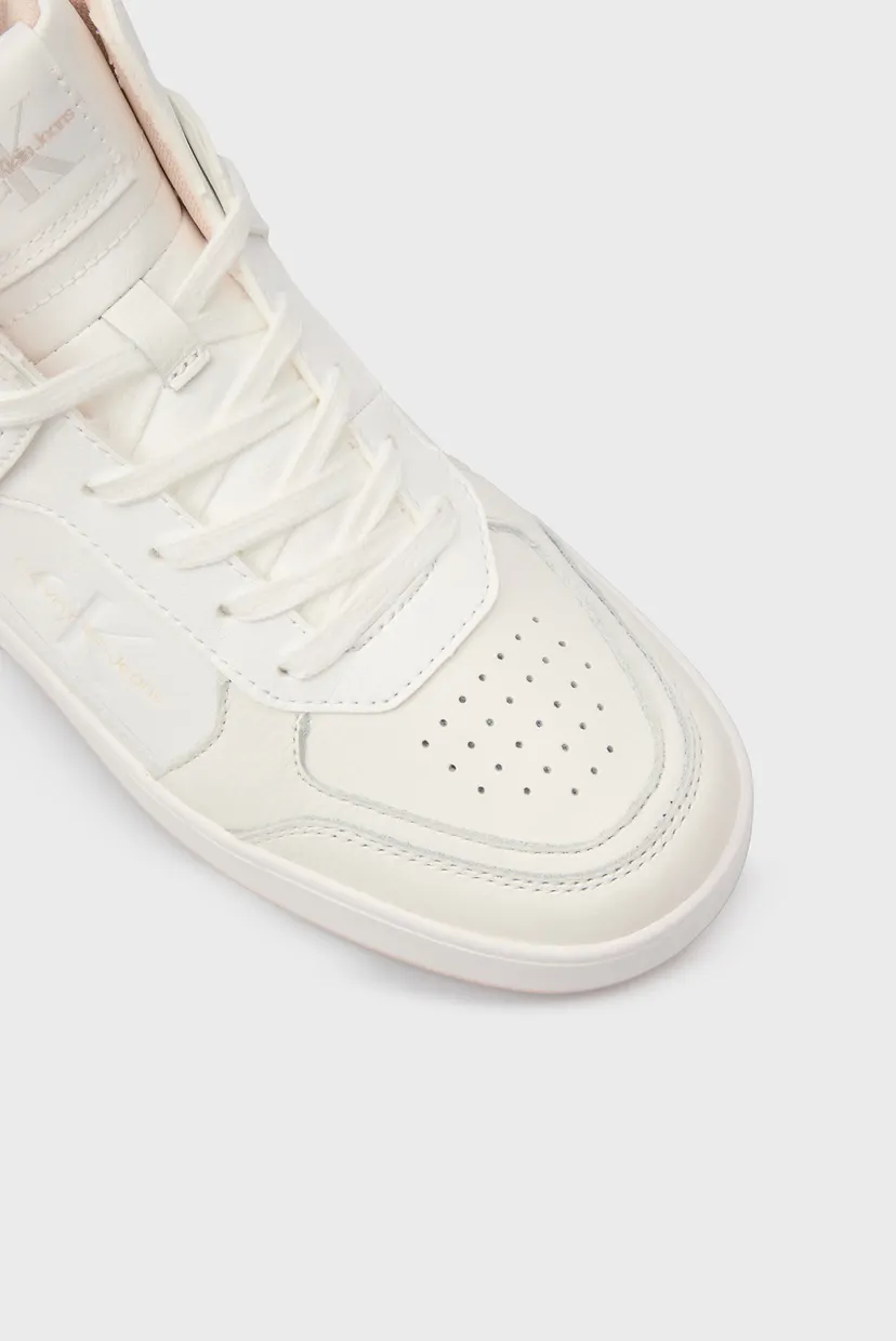 Женские белые хайтопы BASKET CUPSOLE MID MIX 4