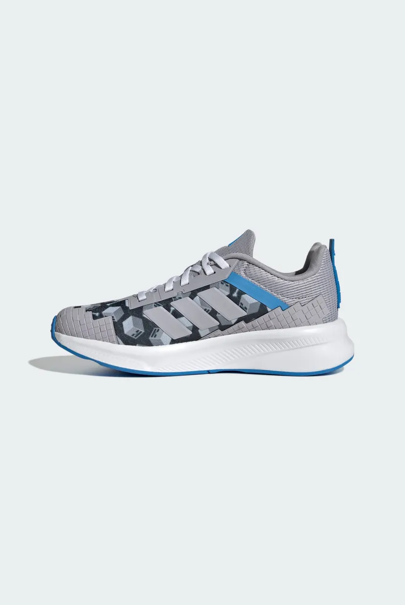 Детские серые кроссовки ADIDAS MINECRAFT FORTARUN 4.0 JUNIOR 6