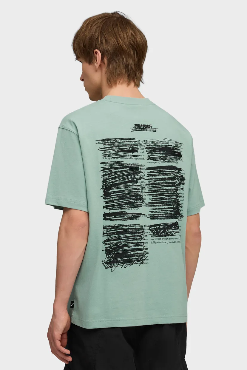 Чоловіча мʼятна футболка GRAPHIC Magazine Tee Men 3