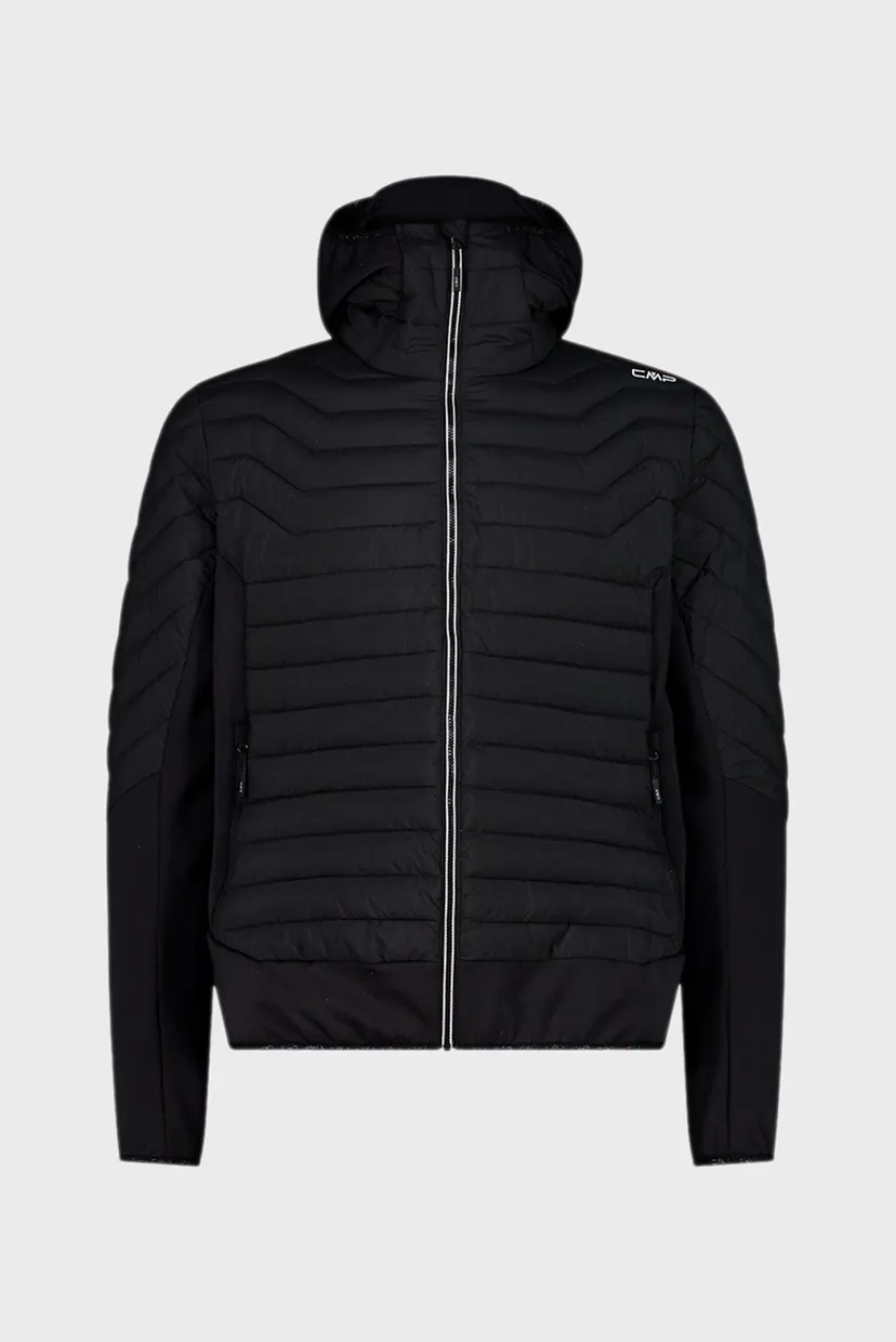 Чоловіча чорна куртка HYBRID FIX HOOD NYLON 5
