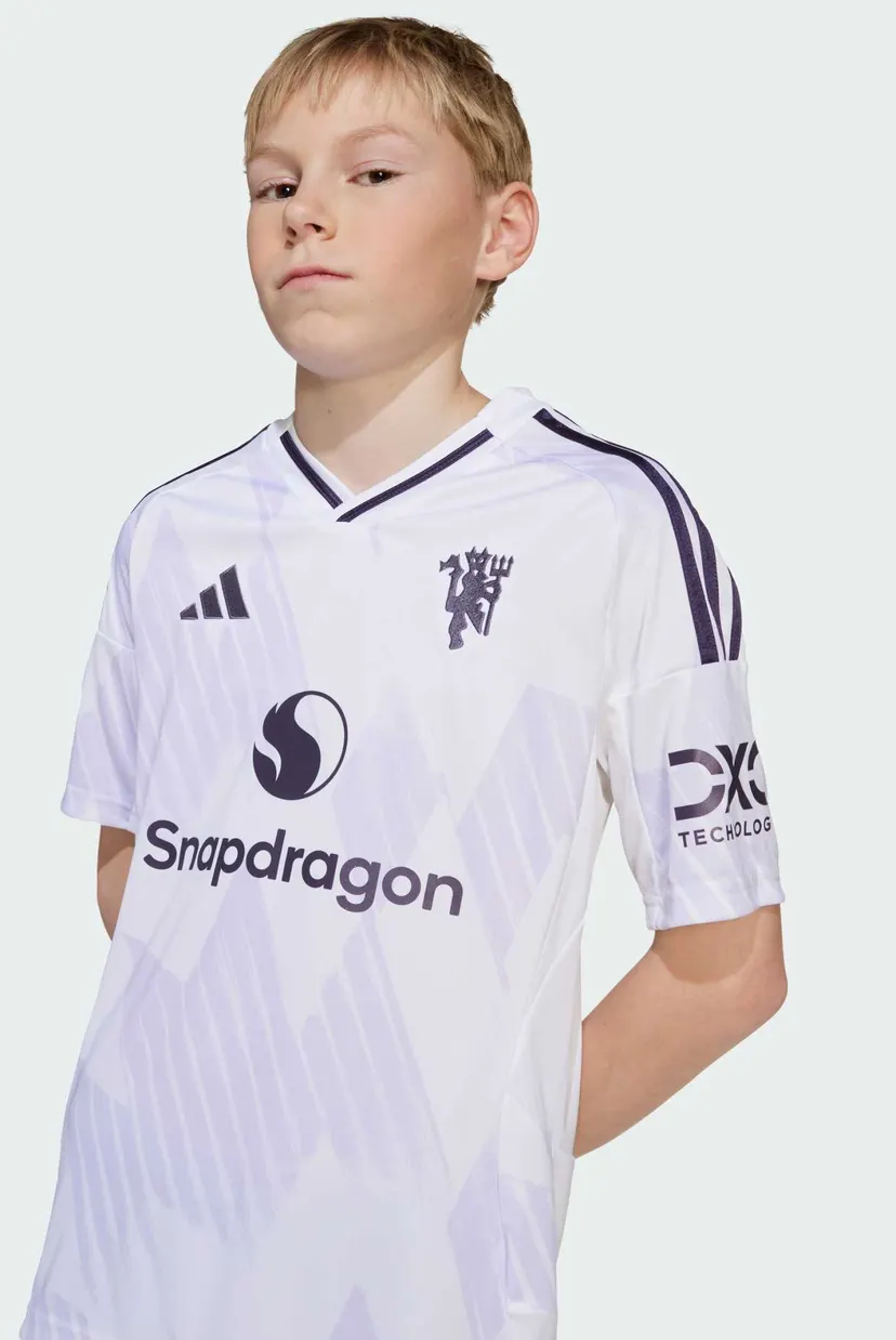 Дитяча біла футболка Manchester United 25/26 Away Kids 7