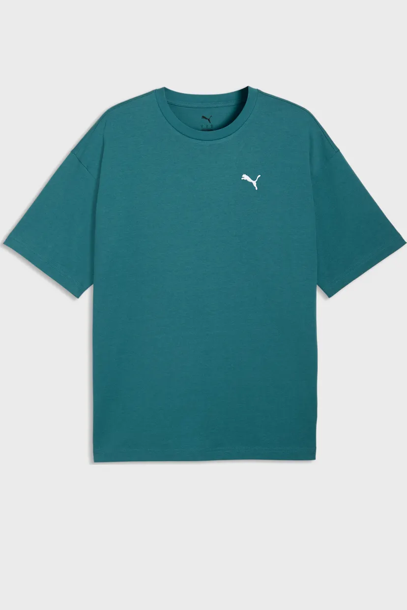 Чоловіча бірюзова футболка WARDROBE ESS Oversized Tee Men 4