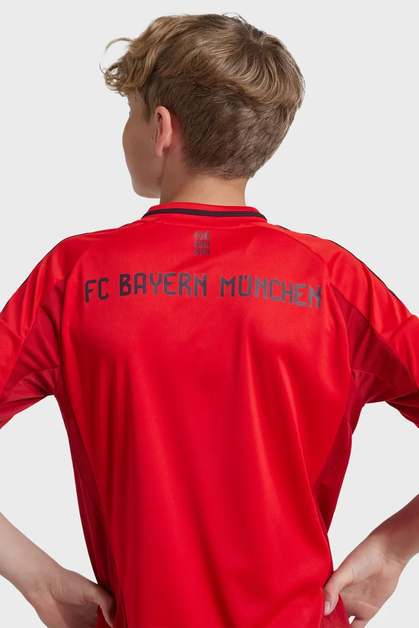 Детская красная футболка FC Bayern 24/25 Home Kids 5