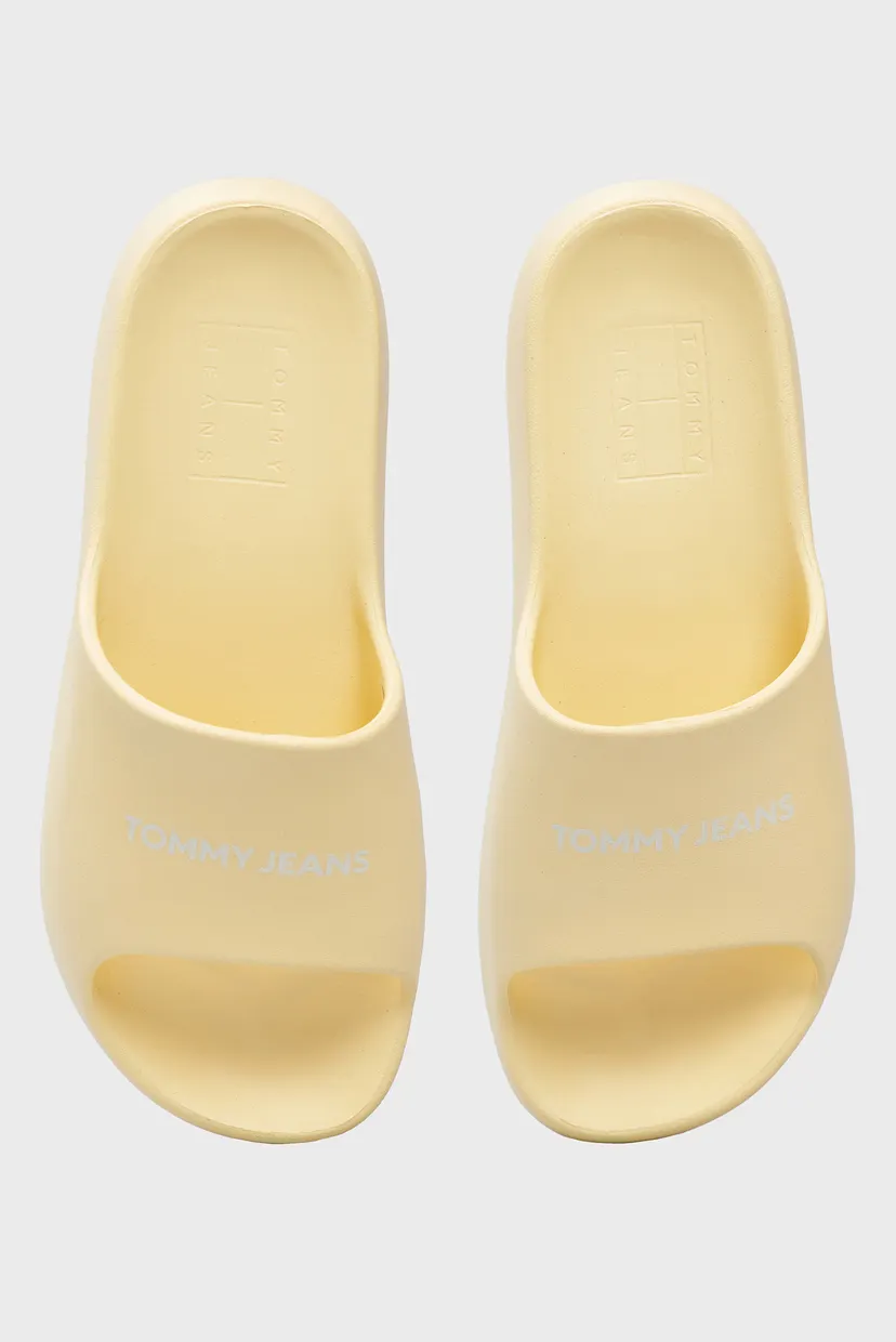 Жіночі жовті слайдери TJW CHUNKY FLATFORM SLIDE 4